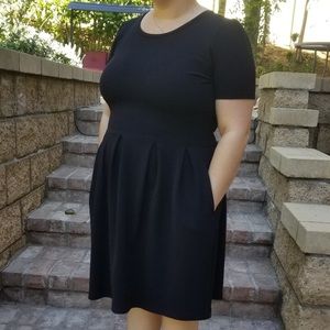 Lularoe Amelia Dress - BLACK 3X